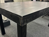 Eetkamertafel rowan 145cm, mango, zwart - afbeelding 2 van  5