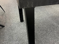 Eetkamertafel rowan 145cm, mango, zwart - afbeelding 5 van  5