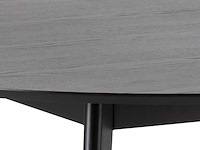 Eetkamertafel, roxby, black stained, lacquered - afbeelding 4 van  8