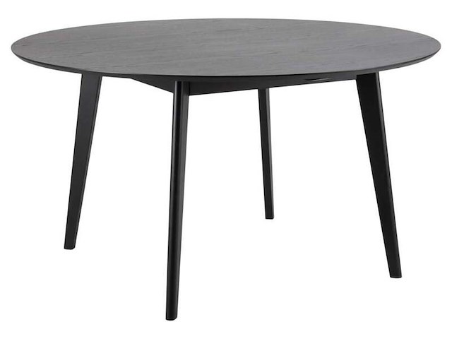 Eetkamertafel, roxby, black stained, lacquered - afbeelding 1 van  8