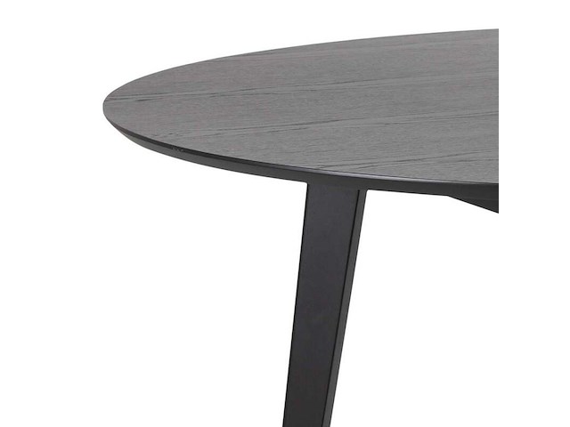 Eetkamertafel, roxby, black stained, lacquered - afbeelding 3 van  8