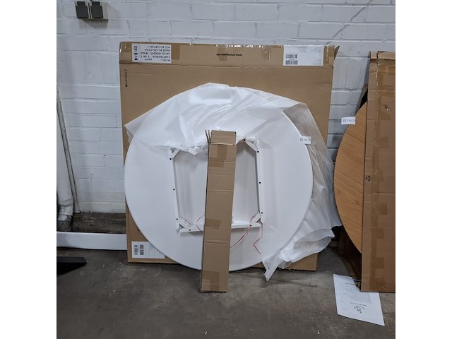 Eetkamertafel, roxby, matt white - afbeelding 5 van  7