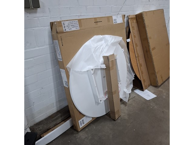 Eetkamertafel, roxby, matt white - afbeelding 6 van  7