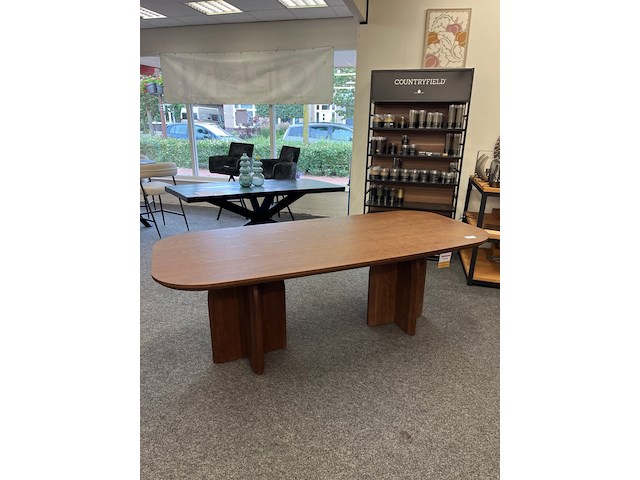 Eetkamertafel salerno 220cm, eiken gefineerd - afbeelding 1 van  6