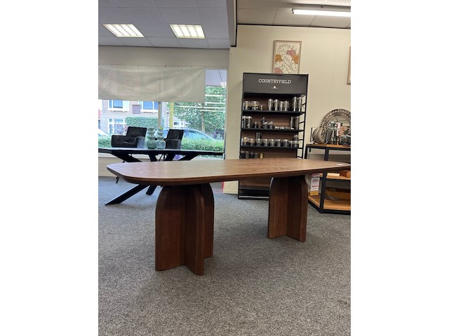 Eetkamertafel salerno 220cm, eiken gefineerd - afbeelding 2 van  6