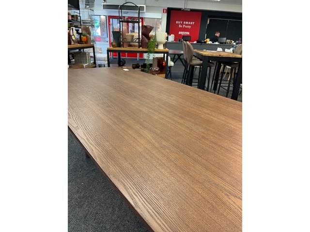 Eetkamertafel salerno 220cm, eiken gefineerd - afbeelding 4 van  6