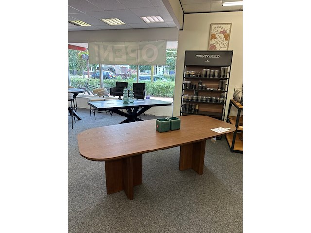 Eetkamertafel salerno 220cm, eiken gefineerd - afbeelding 5 van  6