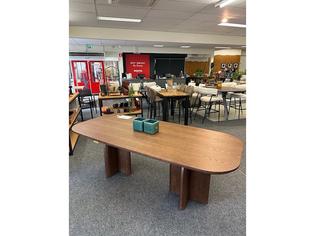 Eetkamertafel salerno 220cm, eiken gefineerd - afbeelding 6 van  6