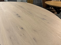 Eetkamertafel slipper 230cm, eiken, gelakt - afbeelding 2 van  6