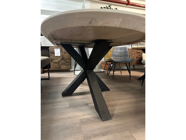 Eetkamertafel slipper 230cm, eiken, gelakt - afbeelding 5 van  6