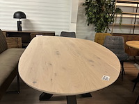 Eetkamertafel slipper 230cm, eiken, gelakt - afbeelding 6 van  6