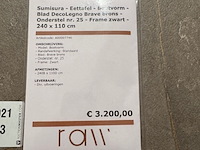 Eetkamertafel sumisura, bootvorm - afbeelding 2 van  6
