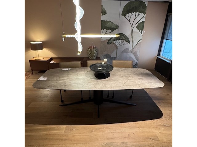 Eetkamertafel sumisura, bootvorm - afbeelding 3 van  6