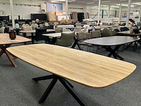 Eetkamertafel tim 240cm, hjort knudsen, naturel gelakt - afbeelding 1 van  7