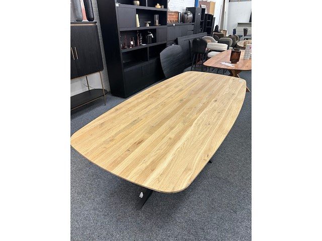 Eetkamertafel tim 240cm, hjort knudsen, naturel gelakt - afbeelding 3 van  7