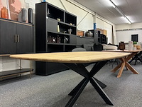 Eetkamertafel tim 240cm, hjort knudsen, naturel gelakt - afbeelding 5 van  7