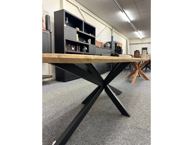 Eetkamertafel tim 240cm, hjort knudsen, naturel gelakt - afbeelding 7 van  7