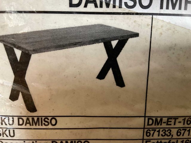 Eetkamertafel xpoot (2x) - afbeelding 3 van  4
