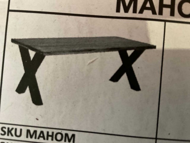 Eetkamertafel xpoot (2x) - afbeelding 3 van  3