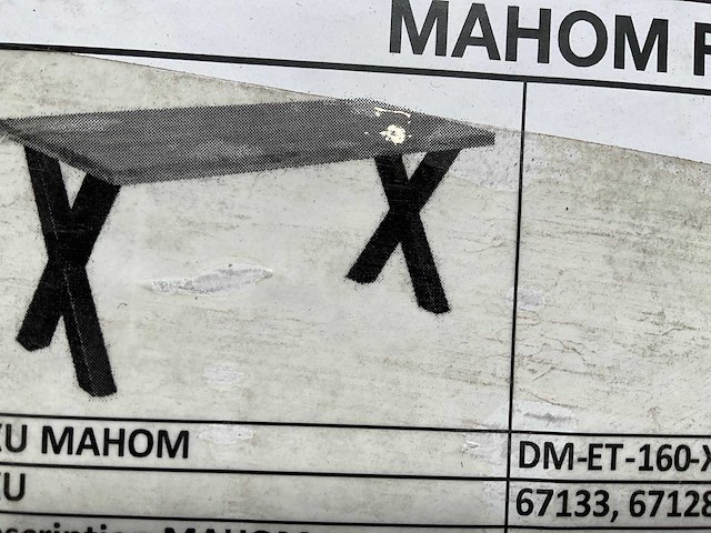 Eetkamertafel xpoot (2x) - afbeelding 4 van  4