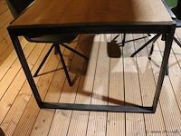 Eettafel - 200x100x80cm, incl. 4 eettafelstoelen - afbeelding 5 van  6