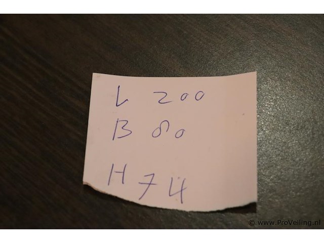 Eettafel - 200x80x74cm - afbeelding 5 van  5