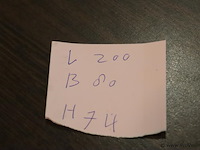 Eettafel - 200x80x74cm - afbeelding 5 van  5