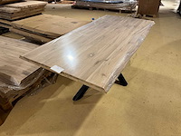 Eettafel - boomstamtafel - afbeelding 2 van  5