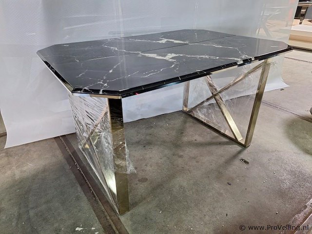 Eettafel - ca. 140x100x79 cm - afbeelding 1 van  4