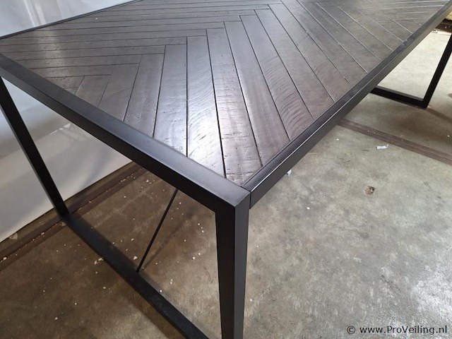 Eettafel - ca. 200x100x78 cm - afbeelding 3 van  3