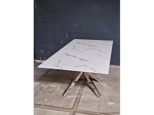 Eettafel - ca. 200x95x78 cm - afbeelding 1 van  4