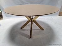 Eettafel - diameter ca. 138 cm; hoogte ca. 98 cm - afbeelding 1 van  4