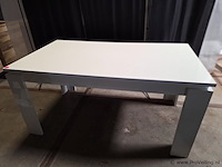 Eettafel - wit hoogglans - afbeelding 1 van  5