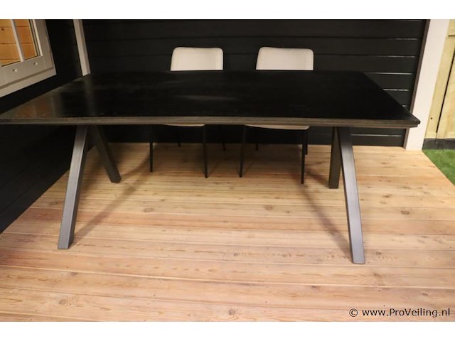 Eettafel 180x100x78cm, incl. 4 eettafelstoelen - afbeelding 4 van  6