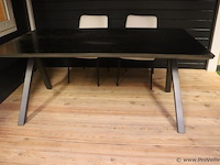 Eettafel 180x100x78cm, incl. 4 eettafelstoelen - afbeelding 4 van  6