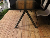 Eettafel 180x100x78cm, incl. 4 eettafelstoelen - afbeelding 5 van  6