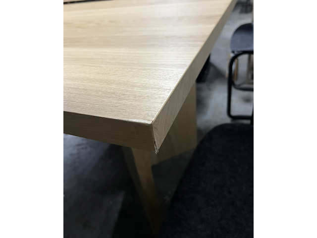Eettafel 220 x 90 cm, vtwonen, angle, bruin - afbeelding 5 van  6