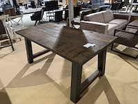 Eettafel, bruin + antraciet - afbeelding 2 van  5