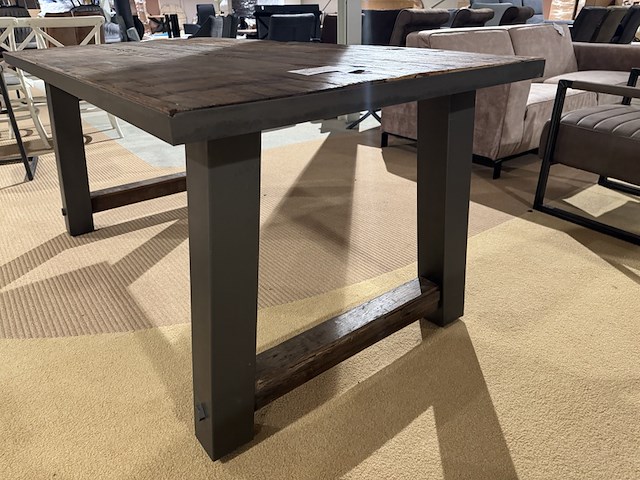 Eettafel, bruin + antraciet - afbeelding 4 van  5