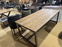 Eettafel, bruin - afbeelding 3 van  4