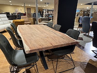 Eettafel, bruuts, live edge, naturel, excl. stoelen - afbeelding 2 van  5