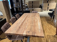 Eettafel, bruuts, naturel, excl. stoelen - afbeelding 3 van  5