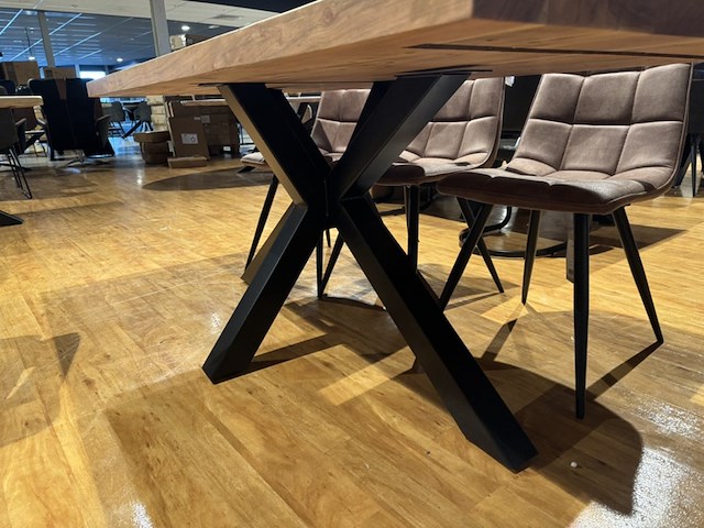 Eettafel, bruuts, naturel, excl. stoelen - afbeelding 5 van  5