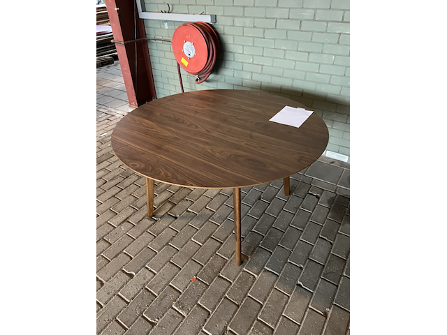 Eettafel by fonq, walden | 140 cm, walnoot - afbeelding 3 van  6