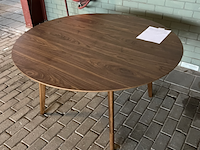 Eettafel by fonq, walden | 140 cm, walnoot - afbeelding 3 van  6