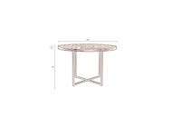 Eettafel class 120 naturel, dutchbone - afbeelding 5 van  6