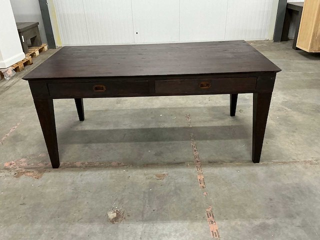 Eettafel coloniaals 90,5x170,5x78cm - afbeelding 2 van  8