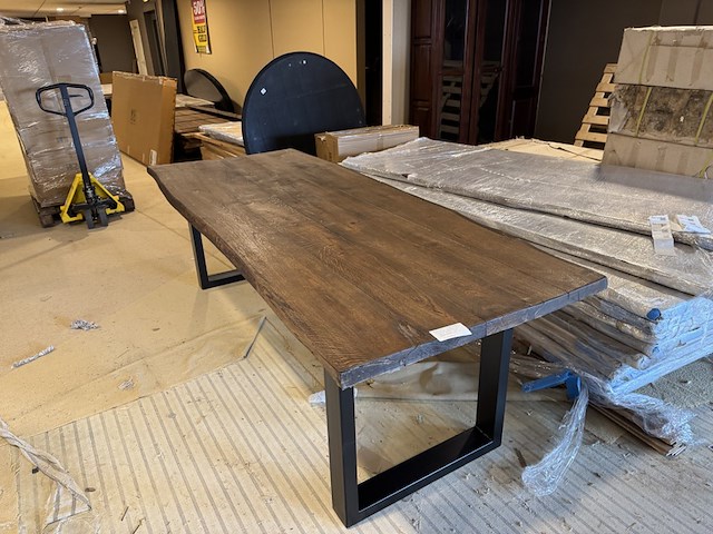 Eettafel, dark oak - afbeelding 3 van  6
