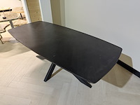 Eettafel deens ovaal visgraat 200cm, richfield, zwart, 2025 - afbeelding 3 van  3
