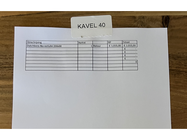 Eettafel dutchbone, aka | 200x90 cm - afbeelding 4 van  4